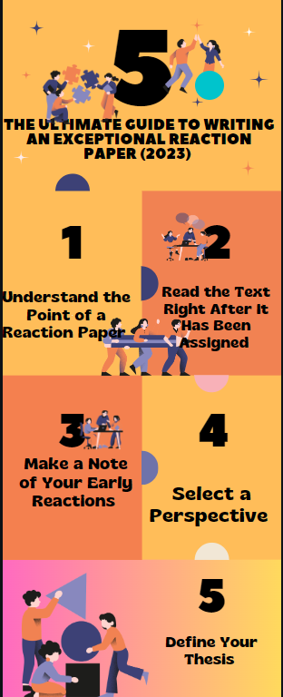 Reaction Paper Infographic 
