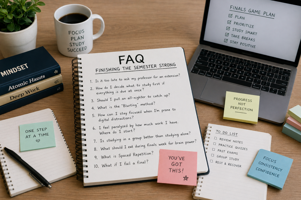 Finals Are Here: How to Finish Your Semester Strong 